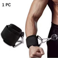 1 PC Heavy Duty D Ring Weight Lifting Wrist Straps Adjustable Deadlift Straps for Cable Machine Gym Workout Fitness Strength